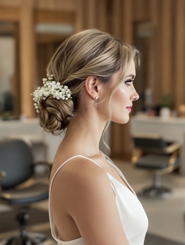 Bridal Updo Brautfrisur — Atelier Salon Müller Düsseldorf-Carlstadt