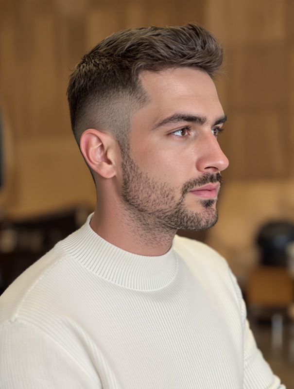 Fade Cut Herren-Frisur — Atelier Salon Müller Düsseldorf-Carlstadt
