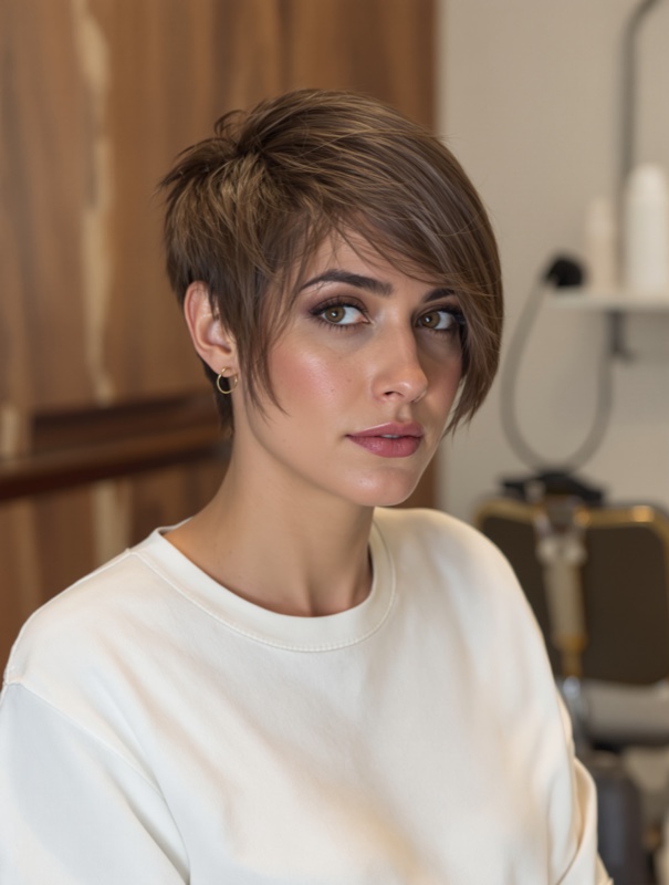 Long Pixie Frisur — Atelier Salon Müller Düsseldorf-Carlstadt