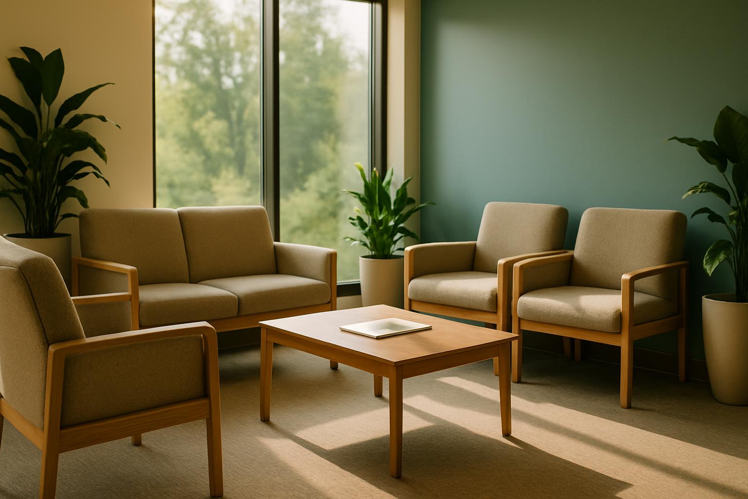 Wartezimmer mit Tageslicht
