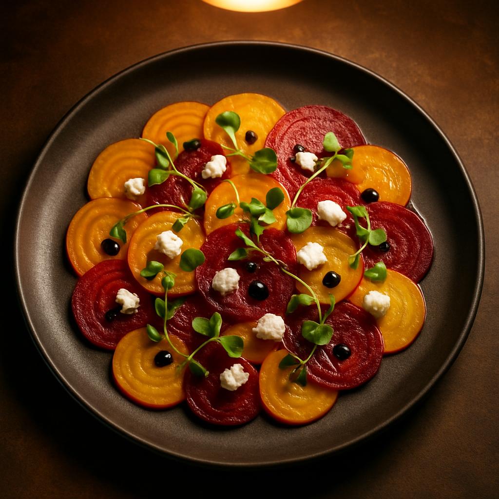 Bunte Bete-Carpaccio