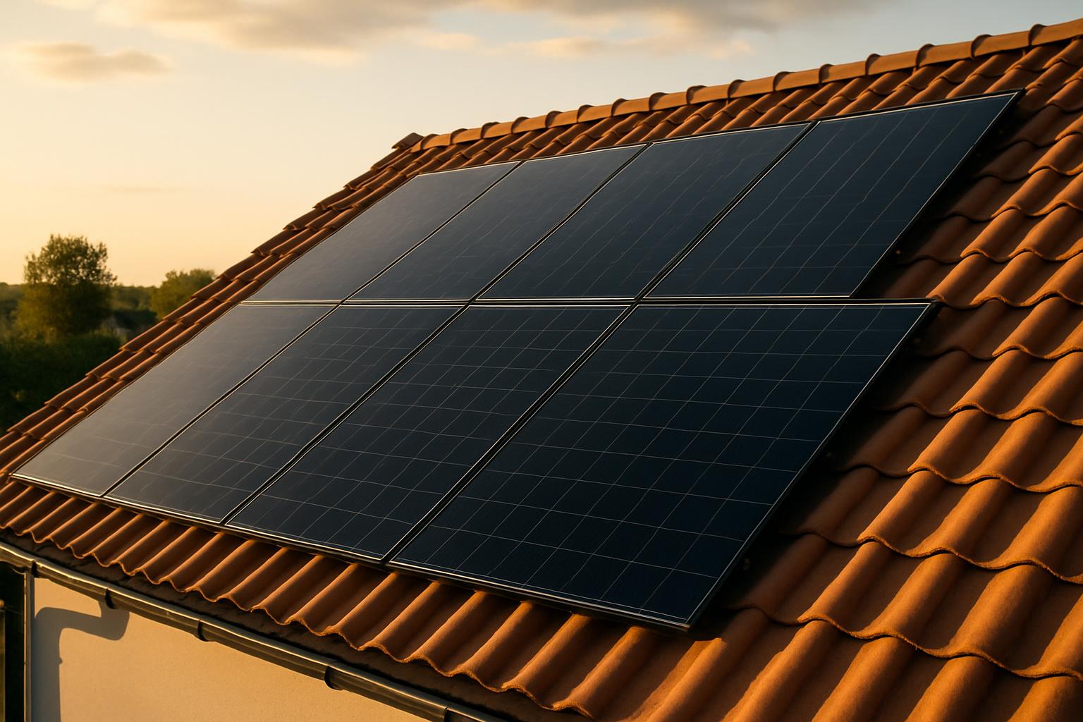 Dach mit PV